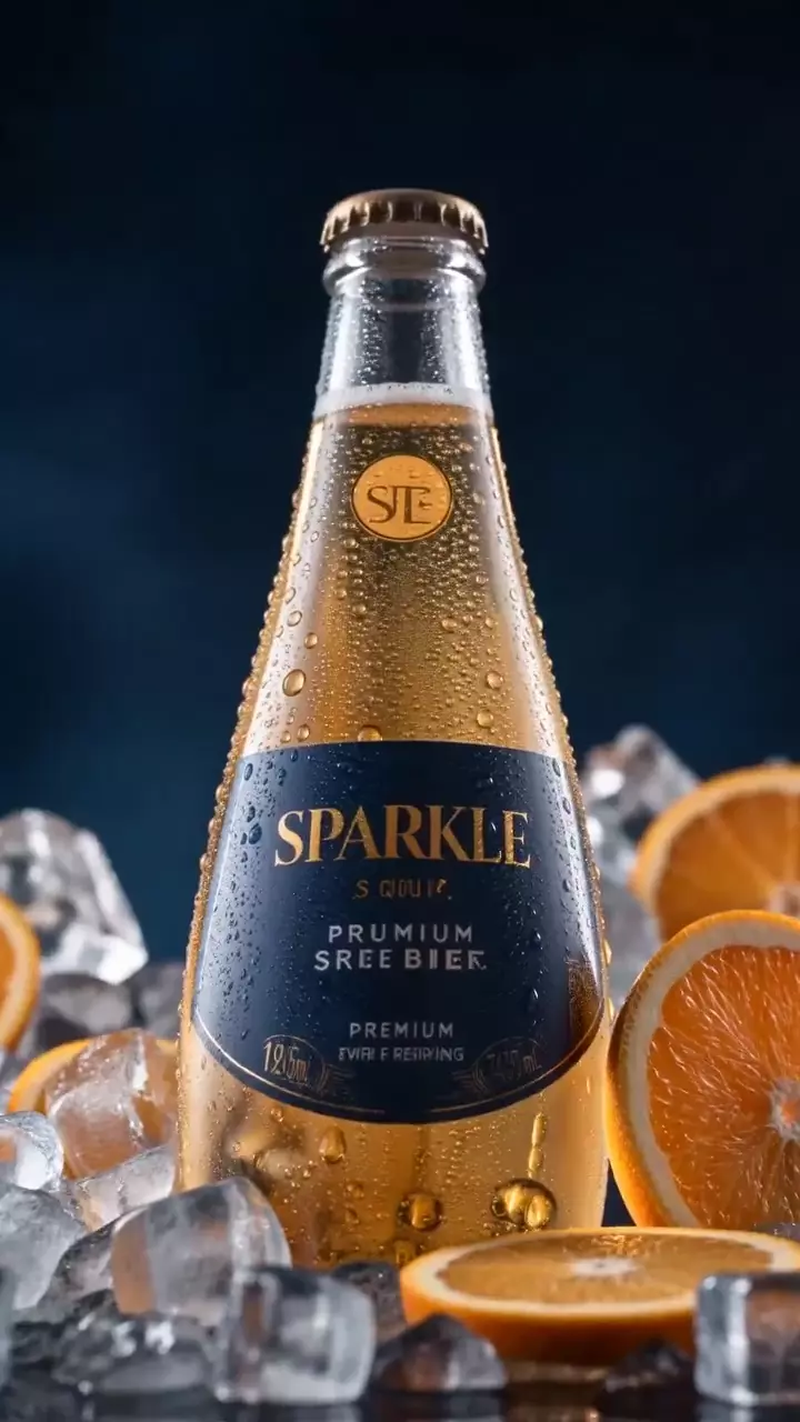 Prévia de Premium Sparkling Drink Commercial Storyboard